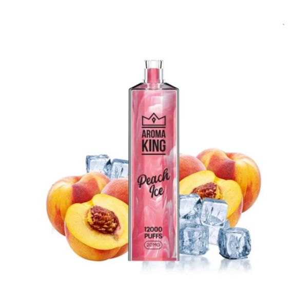 AROMA KING - Peach Ice - 12 000 taffs